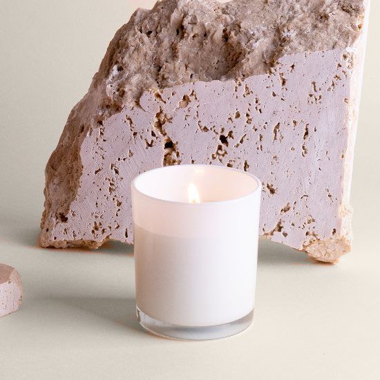 Paraffin & Vegetal Wax Scented Candle 120gr MAUVE