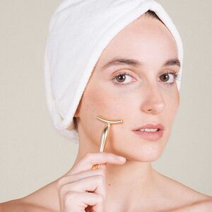 Goya 53528 - Microvezel Turban met Kokos Hout Knoop BRUSER