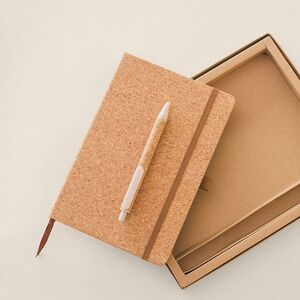 Goya 53585 - Kurken Notitieboek en Pen Set EARTH