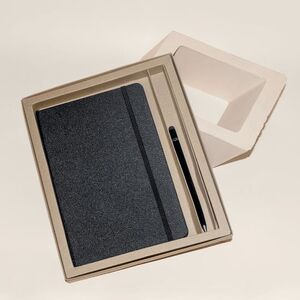 Goya 53586 - Set ECO Carnet RPET et Stylo Aluminium NIGHTFALL
