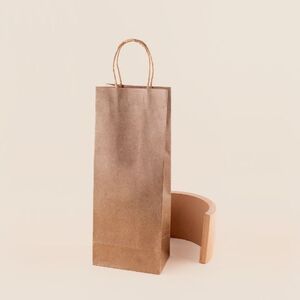 Goya 53566 - Sac en papier Kraft 120 gr/m², poignée torsadée, certifié FSC IRTHE