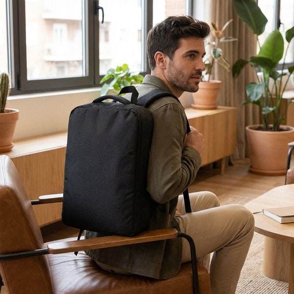 LAUGAR Sac à dos pour portable de 15"