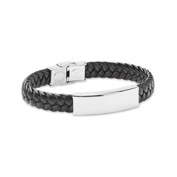 FAULET Gevlochten kunstleren armband - GiftRetail MO2376