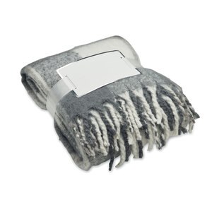 QUET Couverture en mohair à carreaux - GiftRetail MO2382