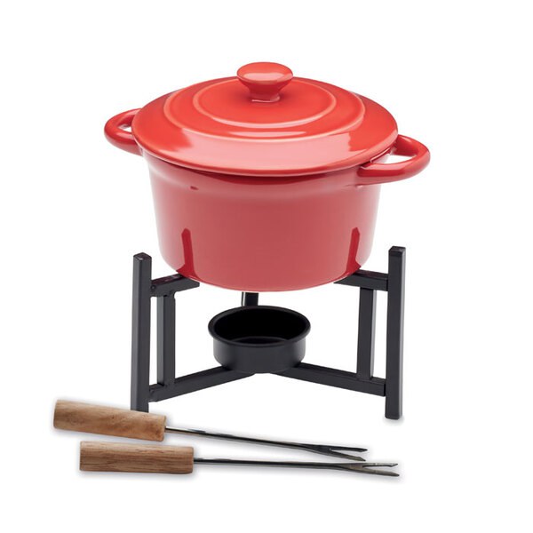 BIG KASE Keramische fondueset 300ml - GiftRetail MO2386