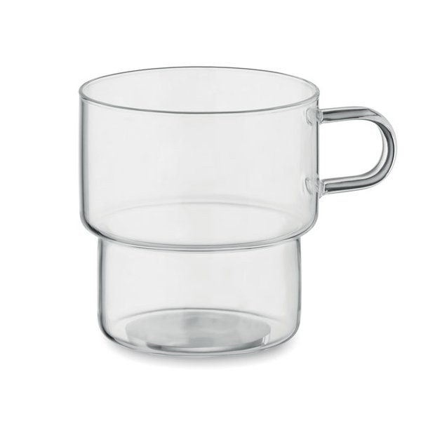 BOROMUG Hoog borosilicaatglas 300ml - GiftRetail MO2348