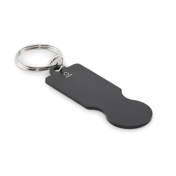TOKLEY Sleutelhanger met winkelwagenmuntj - GiftRetail MO2407