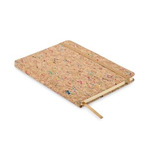 CORNOTA A5 cork coloured notebook - GiftRetail MO2414