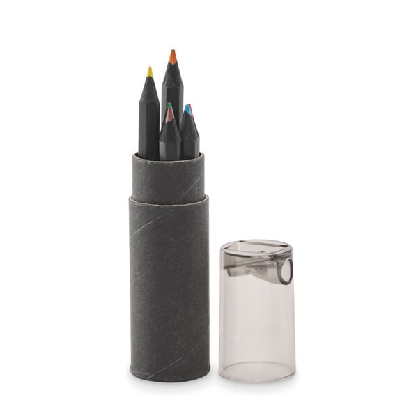 NEGRO 6 crayons de couleur - GiftRetail MO2468