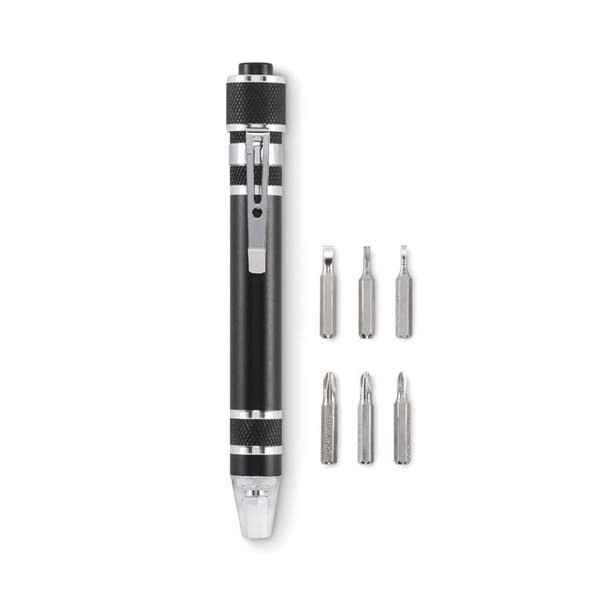 TUBULAR Stylo multi-outils recyclé - GiftRetail MO2498