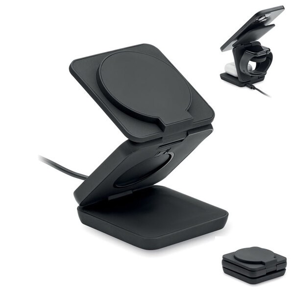 NETICA 3-in-1 opvouwbaar laadstation - GiftRetail MO2521