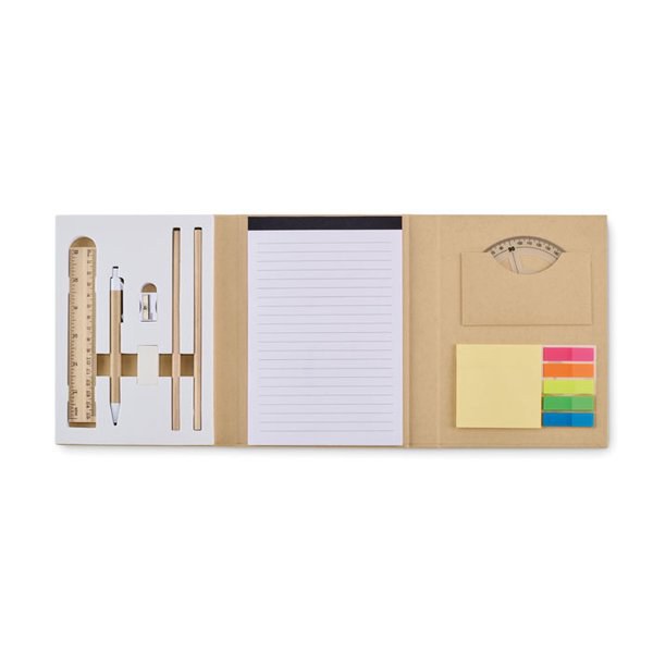 CENOTE Set de papeterie avec bloc-notes