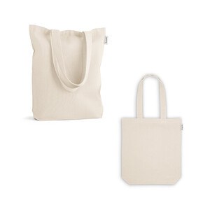 Cotton (50%), recycled cotton (30%) and polyester (20% rPET) bag (220 g/ m²) - Egotier 92331