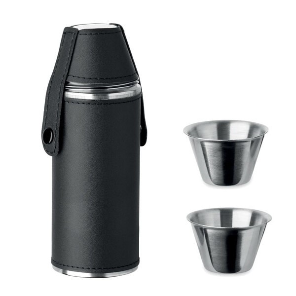 COCOON Heupfles met shot cups - GiftRetail MO2628