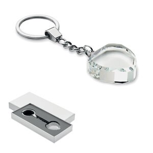 HEARTWARD Porte-clés cœur en verre - GiftRetail MO2658