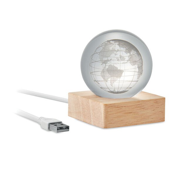 GLOBE LIGHT Globe en verre LED - GiftRetail MO2690