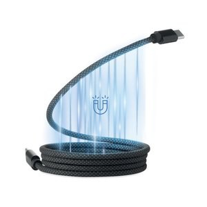 BRAID RPET magnetische kabel - GiftRetail MO2778