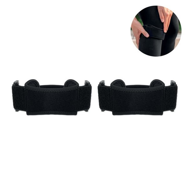 STABIL Set van 2 sport-kniebandages - GiftRetail MO2873
