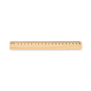 RULER20 Wooden ruler 20cm - GiftRetail MO2917