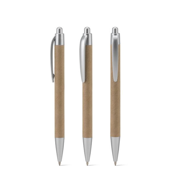 Stylo à bille fabriqué à partir de papier 100 % recyclé et détails en ABS recyclé (100 % rABS) - Egotier 91978