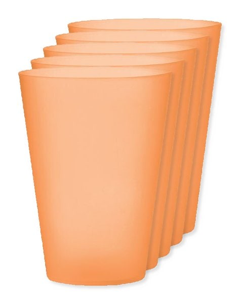 Pack de 5 GiftRetail MO6375 - FESTA LARGE Gobelet réutilisable 300ml