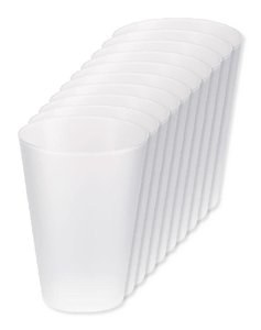 Pak van 100 GiftRetail MO6375 - FESTA LARGE Herbruikbare event beker 300ml