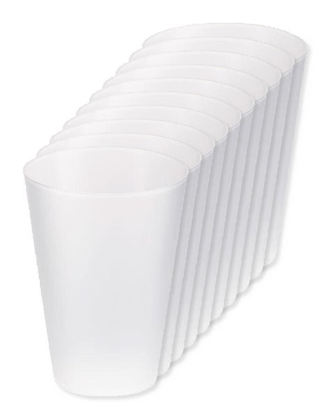 Pak van 100 GiftRetail MO6375 - FESTA LARGE Herbruikbare event beker 300ml