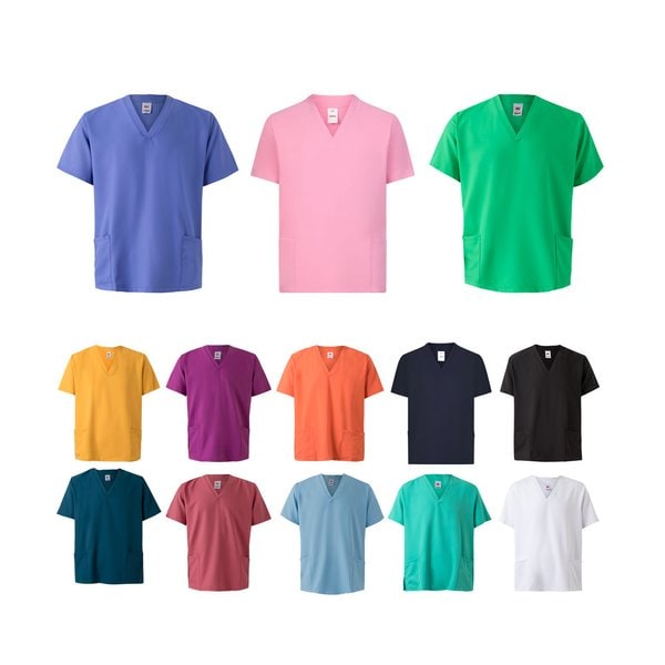 Tunique à manches courtes (140 g/m²) en microfibre 100 %