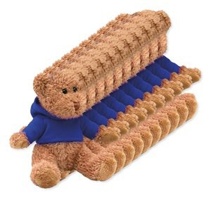 Pack de 10 GiftRetail MO7375 - JOHNNY Ours en peluche avec T-shirt