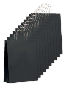 Pak van 100 GiftRetail MO6174 - PAPER TONE L Grote papieren geschenktas