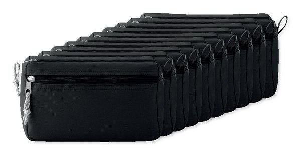 Pack de 10 GiftRetail MO9345 - NEW & SMART Trousse de toilette sans PVC