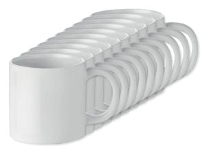 Pack de 100 GiftRetail MO9244 - MINI SUBLIM Mug pour sublim. 200ml
