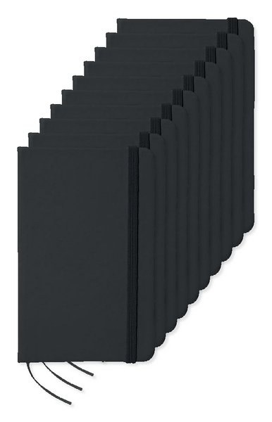 Pack de 10 GiftRetail MO1800 - NOTELUX Carnet A6 96 pages lignées
