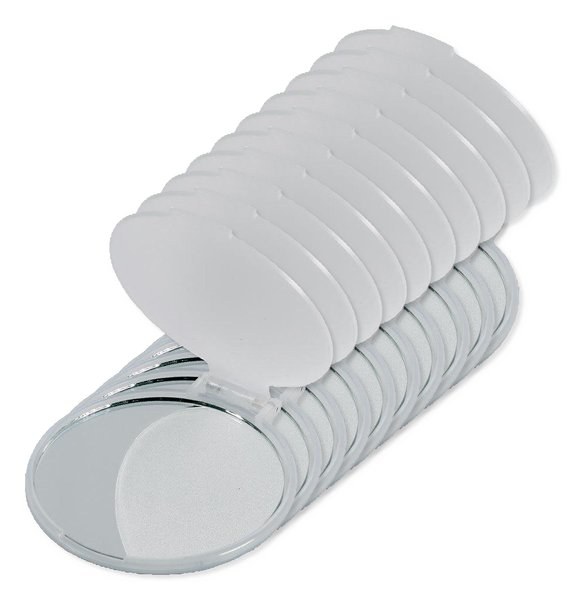 Pack de 100 GiftRetail KC2466 - MIRATE Miroir de Maquillage Compact Élégant