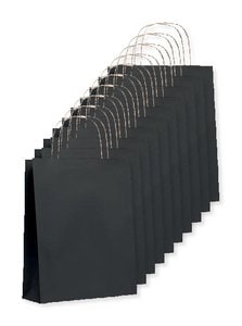 Pak van 10 GiftRetail MO6172 - PAPER TONE S Milieuvriendelijke Kleine Kraft Papieren Draagtas