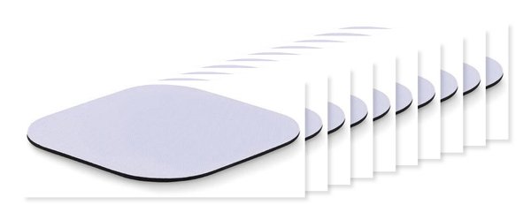 Pak van 10 GiftRetail MO6474 - LIENZO Sublimatie onderzetter