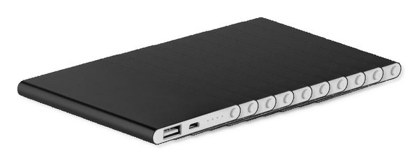 Pack de 10 GiftRetail MO8735 - POWERFLAT Powerbank ultra plat 4000 mAh