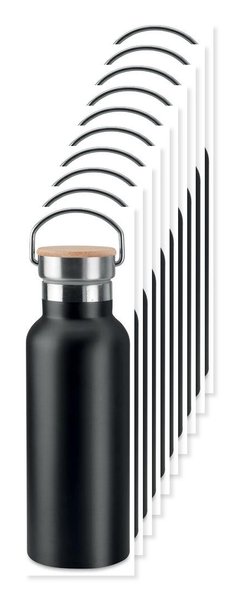 Pack de 10 GiftRetail MO9431 - HELSINKI Flacon double paroi 500 ml