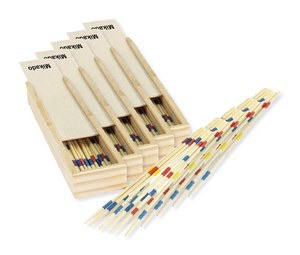 Pak van 5 Goya 39038 - Houten Mikado Spel 41 Stukken met Doos MIKADO