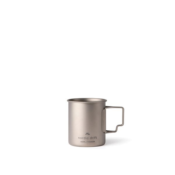 Nordic Drift ND340.01 - Tasse Nordic Drift Trail Ultra Légère en Titane 450ml