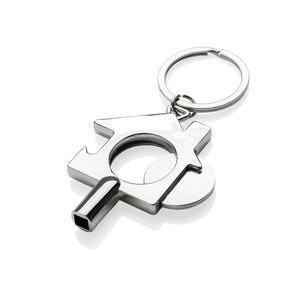 XD Collection P191.71 - RCS gerecycled zinc alloy 3 in 1 sleutelhanger