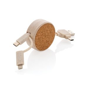 XD Collection P302.36 - Kurk 6-in-1 oprolbare kabel