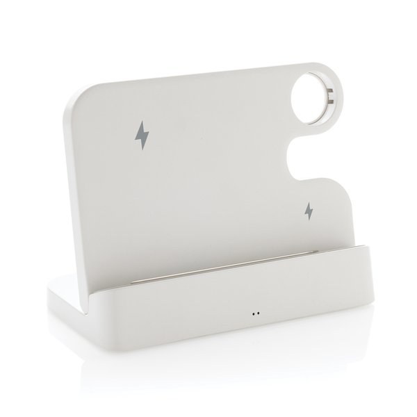 XD Collection P308.61 - Joltz RCS dubbele 15W-oplader van gerecycled plastic