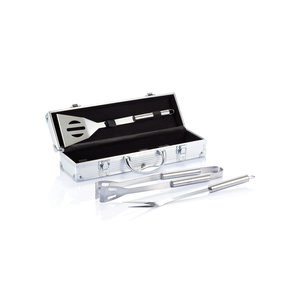 XD Collection P422.17 - 3 pcs barbecue set in aluminium box