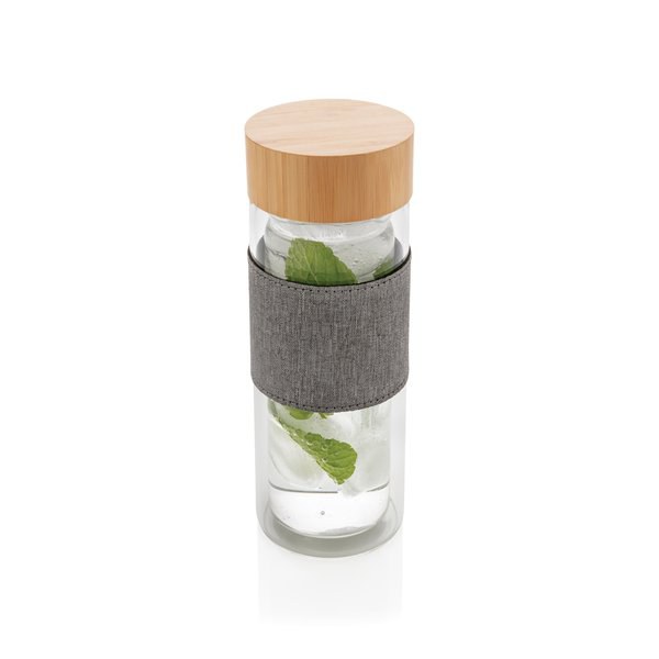 Impact Bouteille en verre borosilicaté à double paroi