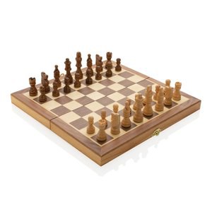 XD Collection P940.12 - Jeu d'échecs en bois pliable de luxe